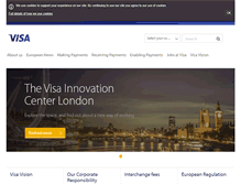 Tablet Screenshot of annualreport.visaeurope.com